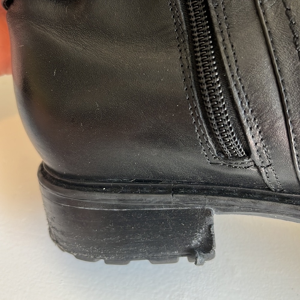 Blondo Evie Black Leather Riding Boots Size 7.5 - Picture 15 of 15